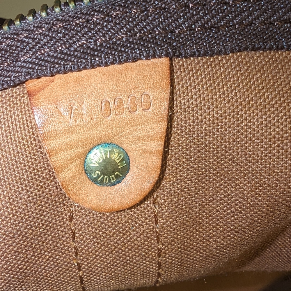 AUTHENTIC Louis Vuitton Monogram Brown Keepall Bandoulière 55 Travel Bag - Picture 15 of 16